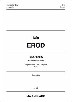 Stanzen op.89 für gem Chor a cappella Partitur