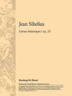 Scenes historiques 1 op.25 Suite für Orchester Studienpartitur