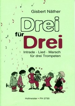 Cover Drei für drei für 3 Trompeten