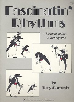 Cover Fascinatin' Rhythms: for piano 6 piano etudes in jazz rhythms