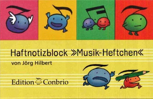 Haftnotizblock Musik-Heftchen Haftnotizblock Musik-Heftchen