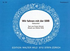 Cover Walter Wild Wir fahren mit der SBB Einzelausgabe Diatonische Handharmonika