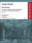 Divertimento Hob.II:C5 für 2 Violinen, Cello (Viola) und Kontrabass