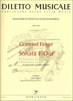 Cover Sonate F-Dur für Sopranblockflöte und Bc