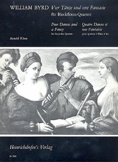 Cover 4 Tänze und eine Fantasie für 4 Blockflöten (SATB) Partitur und Stimmen