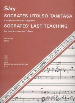 Sáry László Socrates' Last Teaching for soprano and piano Voice and piano