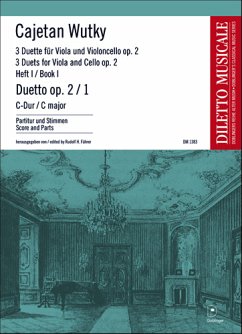 Cover Duett C-Dur op.2,1 für Viola und Violoncello Patitur und Stimmen
