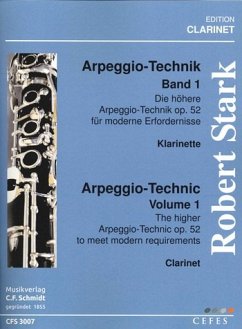 Cover Arpeggiotechnik Band 1 für Klarinette