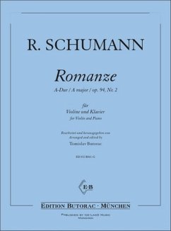 Romanze A-Dur op.94,2 für Violine und Klavier Butorac, T., Ed.