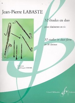 Cover 32 Études en Duos pour clarinettes en sib
