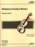 Andante favori für Violine und Klavier