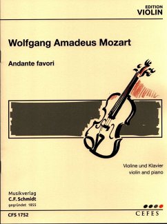 Cover Andante favori für Violine und Klavier