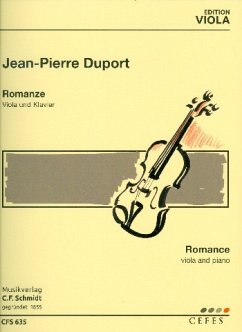 Cover Romanze für Viola und Klavier