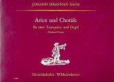 Arien und Choräle für 2 Trompeten und Orgel Partitur und 4 Stimmen