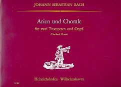 Cover Arien und Choräle für 2 Trompeten und Orgel Partitur und 4 Stimmen