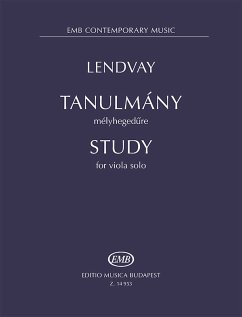 Cover Kamilló Lendvay Study viola