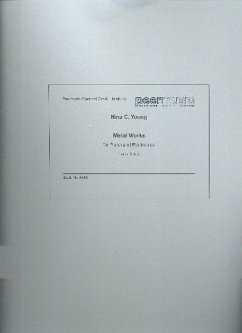 Metal Works for piano and electronics score