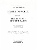 10 Sonatas of 4 Parts (nos.8-10) for strings bass viol / cello 10 Sonatas of 4 Parts (nos.8-10) for strings bass viol / cello