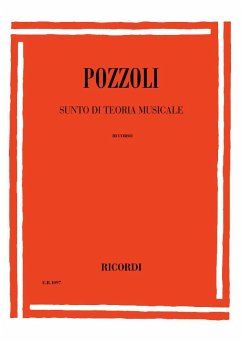Cover E. Pozzoli Sunto Di Teoria Musicale Opere Teoriche