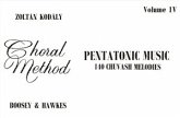 Pentatonic Music vol.4 - 140 Chuvash Melodies for unison chorus a cappella Pentatonic Music vol.4 - 140 Chuvash Melodies for unison chorus a cappella