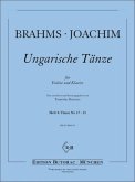 Ungarische Tänze Band 4 (Nr.17-21) für Violine und Klavier