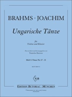 Ungarische Tänze Band 4 (Nr.17-21) für Violine und Klavier