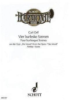 Cover 4 BURLESKE SZENEN AUS DER OPER DER MOND FUER BLASORCHESTER PARTITUR