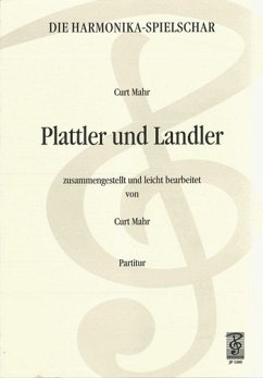Cover Plattler und Landler für Akkordeonorchester Partitur