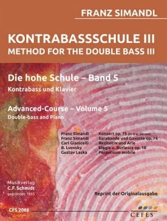 Cover Die hohe Schule Band 5 für Kontrabass und Klavier