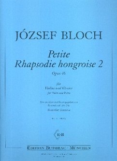 Petite fantaisie hongroise Nr.2 op.46 für Violine und Klavier