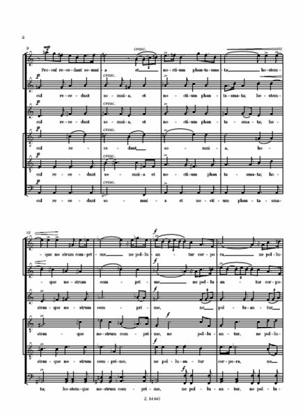 Te lucis ante terminum für gem Chor a cappella Partitur Te lucis ante terminum für gem Chor a cappella Partitur