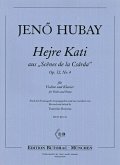 Hejre Kati op.32,4 für Violine und Klavier