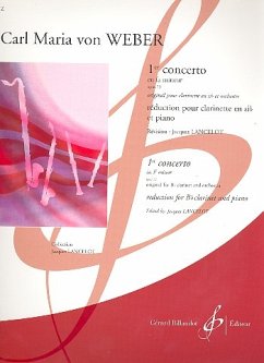 Cover Concerto en fa mineur no.1 op.73 pour clarinette et orchestre pour clarinette et piano
