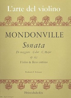 Cover Sonate C-Dur op.4,2 für Violine und Bc
