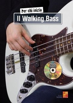 Cover Bruno Tazzino, Per chi inizia il walking bass Bass Guitar Book & DVD