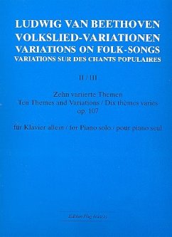 Cover Volksliedvariationen Band 2 und 3 für Klavier