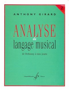 Cover Analyse du langage musical vol. 2 De Debussy ŕ nos jours