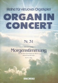 Cover Morgenstimmung aus der Peer-Gynt-Suite op.46 für Orgel