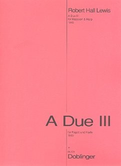 Cover A DUE 3 FUER FAGOTT UND HARFE (1993)