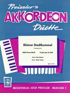 Cover Kleiner Stadtbummel Foxtrot für 2 Akkordeons Spielpartitur