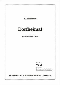 Cover Dorfheimat Ländlicher tTnz für Akkordeon (mit 2. Stimme)