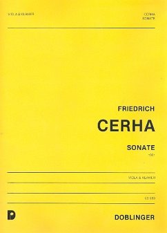 Cover Sonate für Viola und Klavier