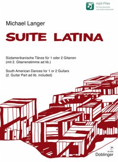 Cover Suite latina Südamerikanische Tänze für Gitarre (mit 2. Stimme)