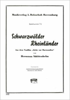 Cover SCHWARZWAELDER RHEINLAENDER FUER HANDHARMONIKA (MIT 2. STIMME)