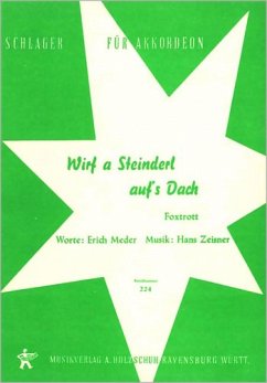 Cover Zeisner, H. Wirf a Steinderl aufs Dach Akkordeon