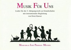 Cover Ernst Kutzer Musik für uns Gesang mit verschiedenen Instrumenten