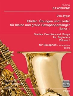 Cover Etüden, Übungen und Lieder für kleine und große Saxophonanfänger Band 1 für Saxophon (B/Es)