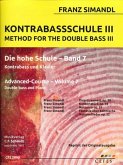 Die hohe Schule Band 7 für Kontrabass und Klavier