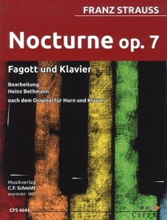 Cover Nocturne Nr.7 für Fagott und Klavier