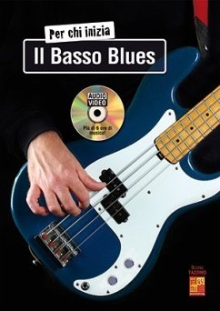 Cover Bruno Tazzino, Per chi inizia il basso blues Bass Guitar Buch + DVD